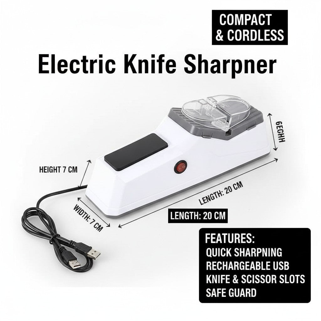 electric knife sharpener dimensions and size guide
