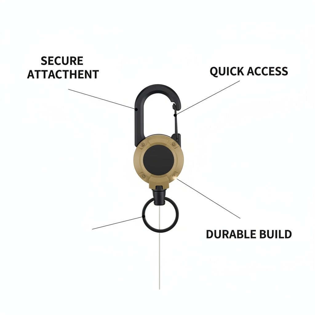 Your Keys and Badge, Always Clipped On and Always Within Reach