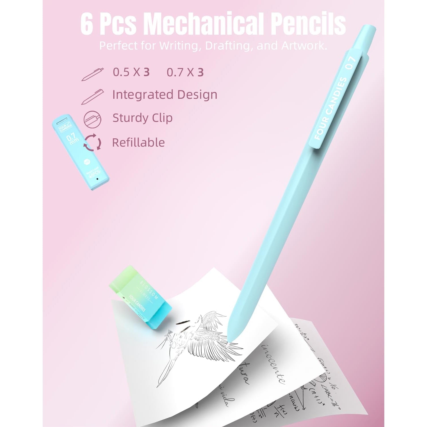 School Supplies Stationery Set Aesthetic Pastel Writing Kit - Image 5