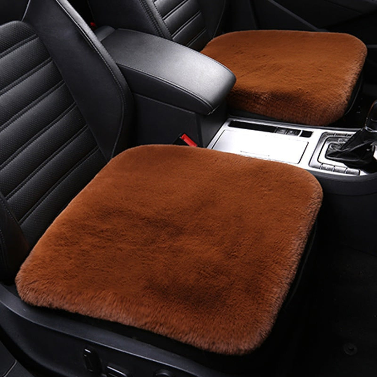 Sheepskin Car Seat Cushion With Anti-Slip - Image 11