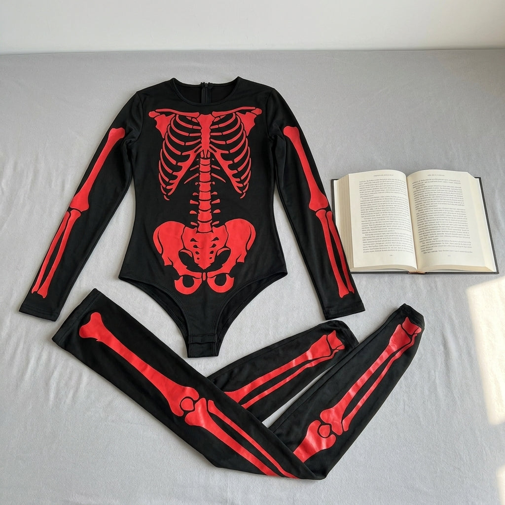 Halloween Costume Cosplay Costume Skeleton Costume - scale