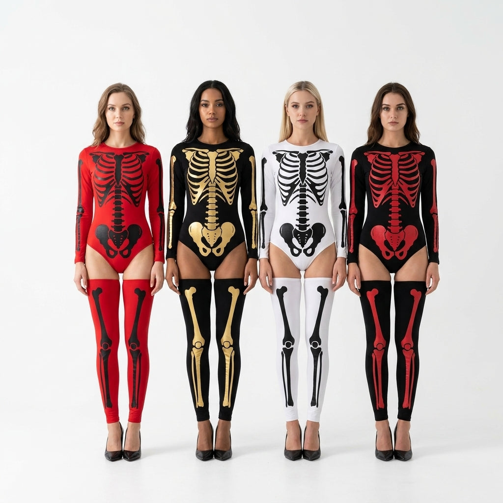 Halloween Costume Cosplay Costume Skeleton Costume - studio