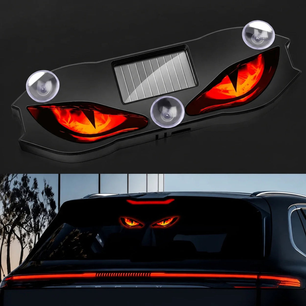 Solar Powered Car Light Display With Motion Sensor LED - Image 7