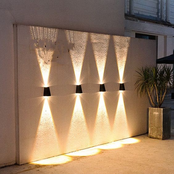 Solar Powered LED Outdoor Wall Light - Image 1