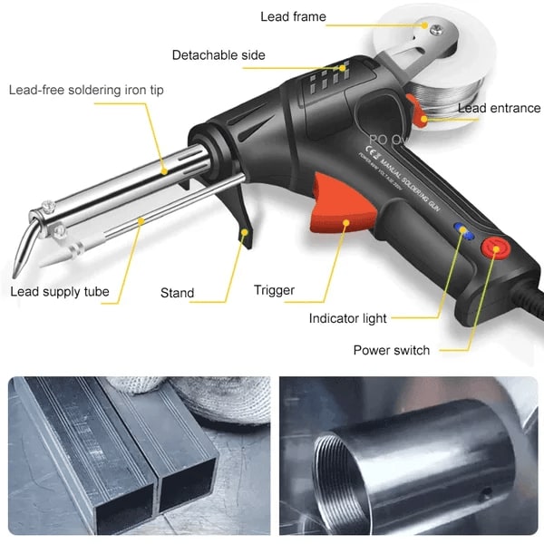 Soldering Gun Portable Welding Welding Tool Electric Handheld - Image 2