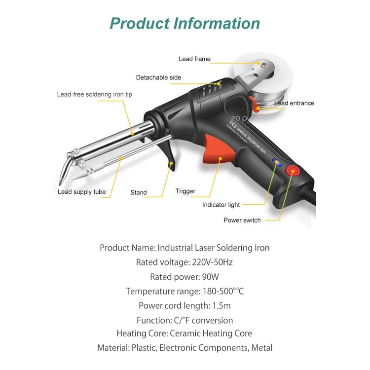 Soldering Gun Portable Welding Welding Tool Electric Handheld - Image 8
