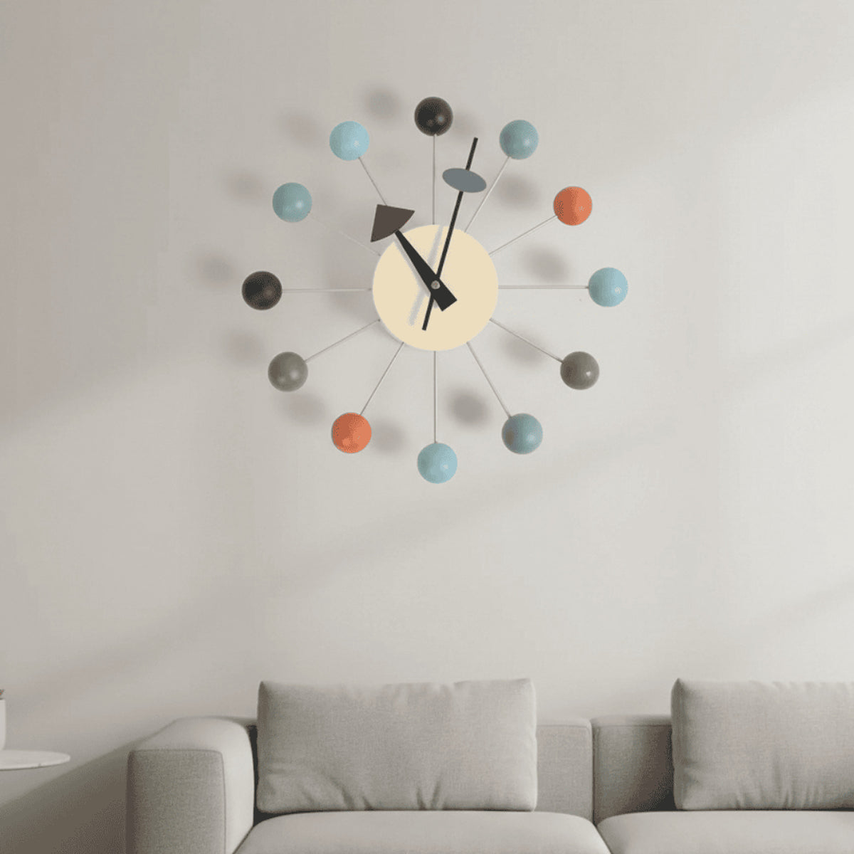 Sunburst Wall Clock With Silent Quartz Movement - Image 1