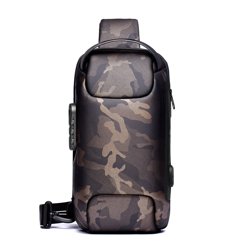 Travel Bag Crossbody Shoulder Anti Theft USB Pack - Image 7