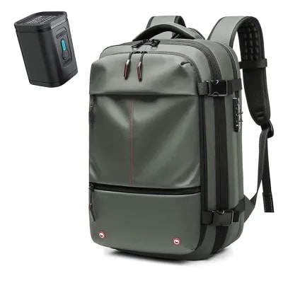 Travel Bag Durable Backpack Vacuum Pump Large Capacity Laptop - Image 1
