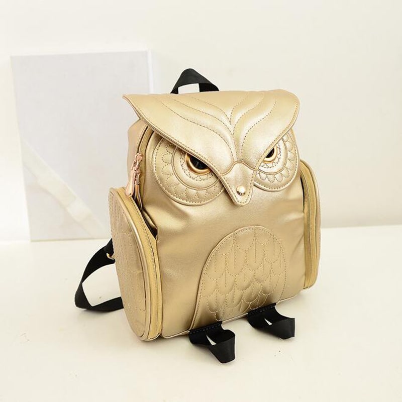 travel bag owl design backpack cute cartoon personality women's - Image 4