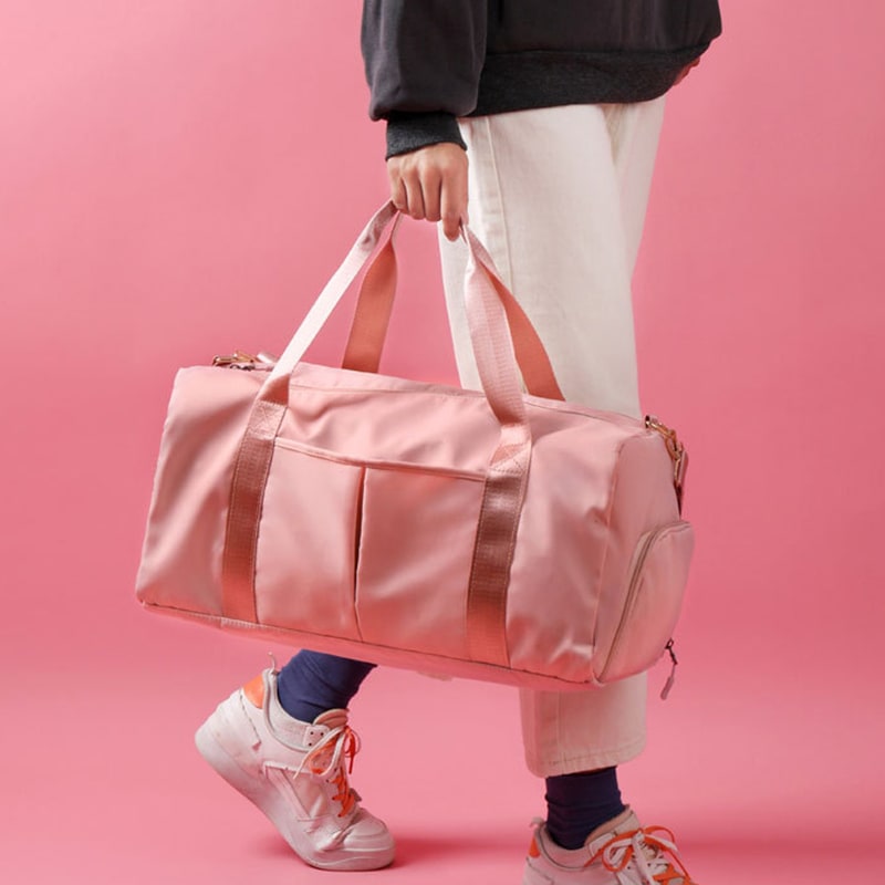 Travel Bag Shoulder Gym Sports Duffel Shoe Compartment - Image 3