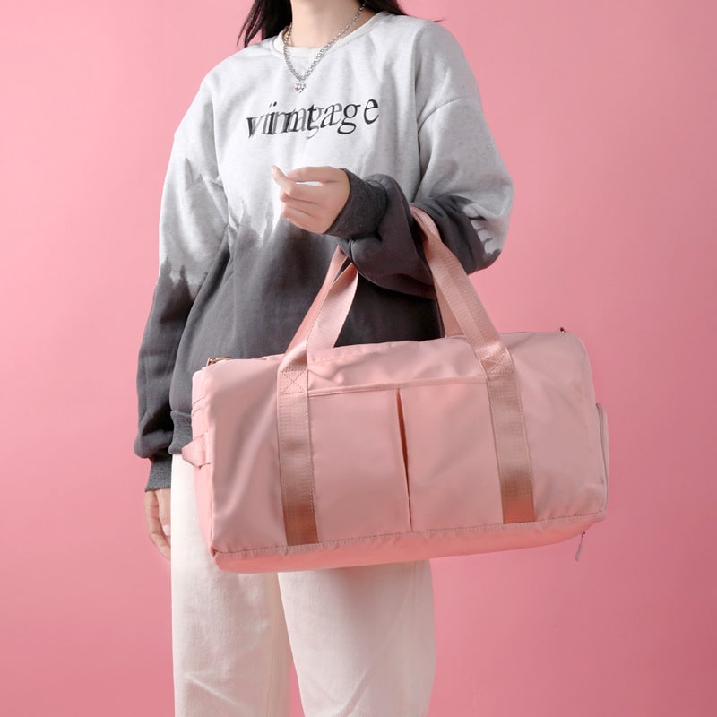 Travel Bag Shoulder Gym Sports Duffel Shoe Compartment - Image 5