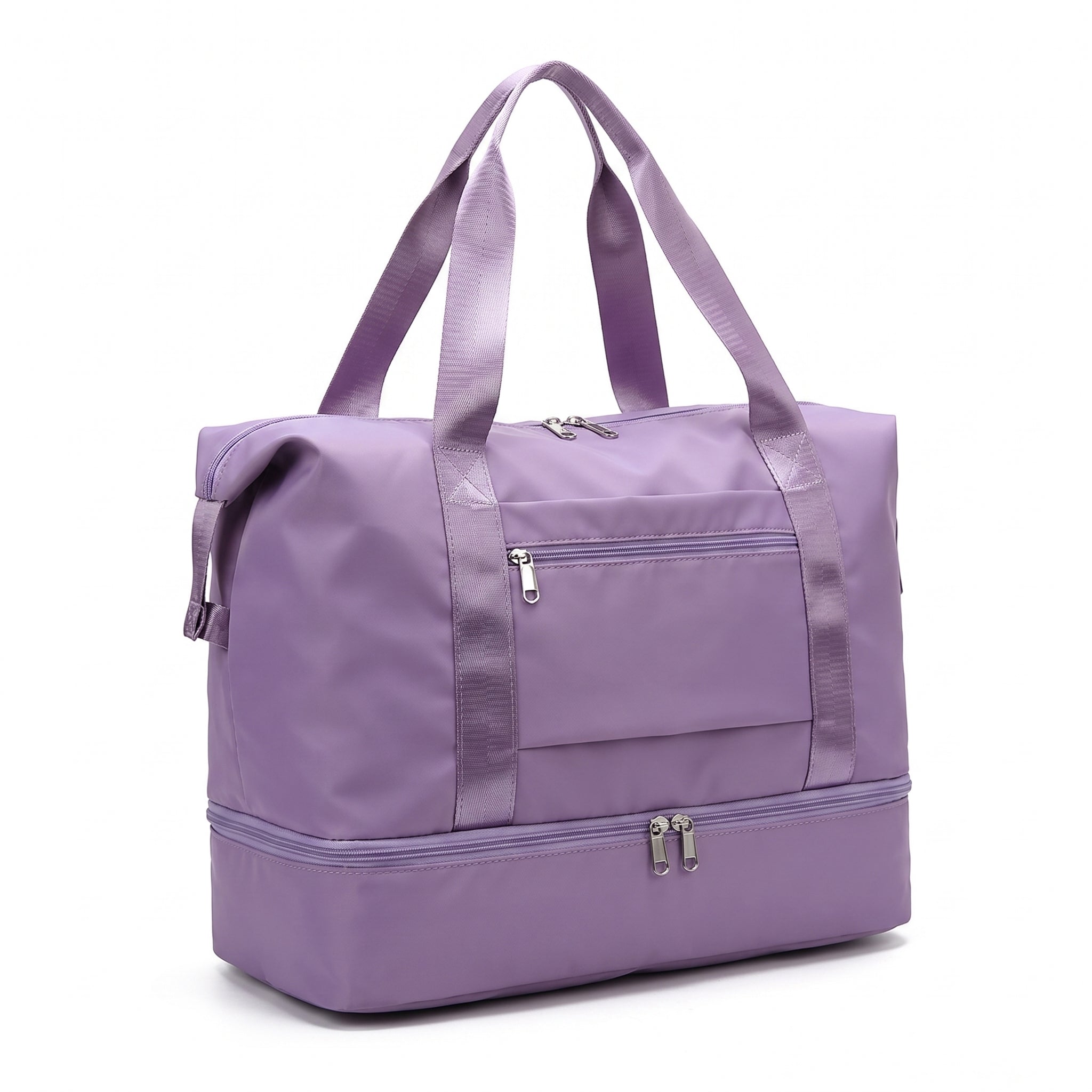 Travel Bag Lightweight Duffel Gym Bottom Compartment - angle