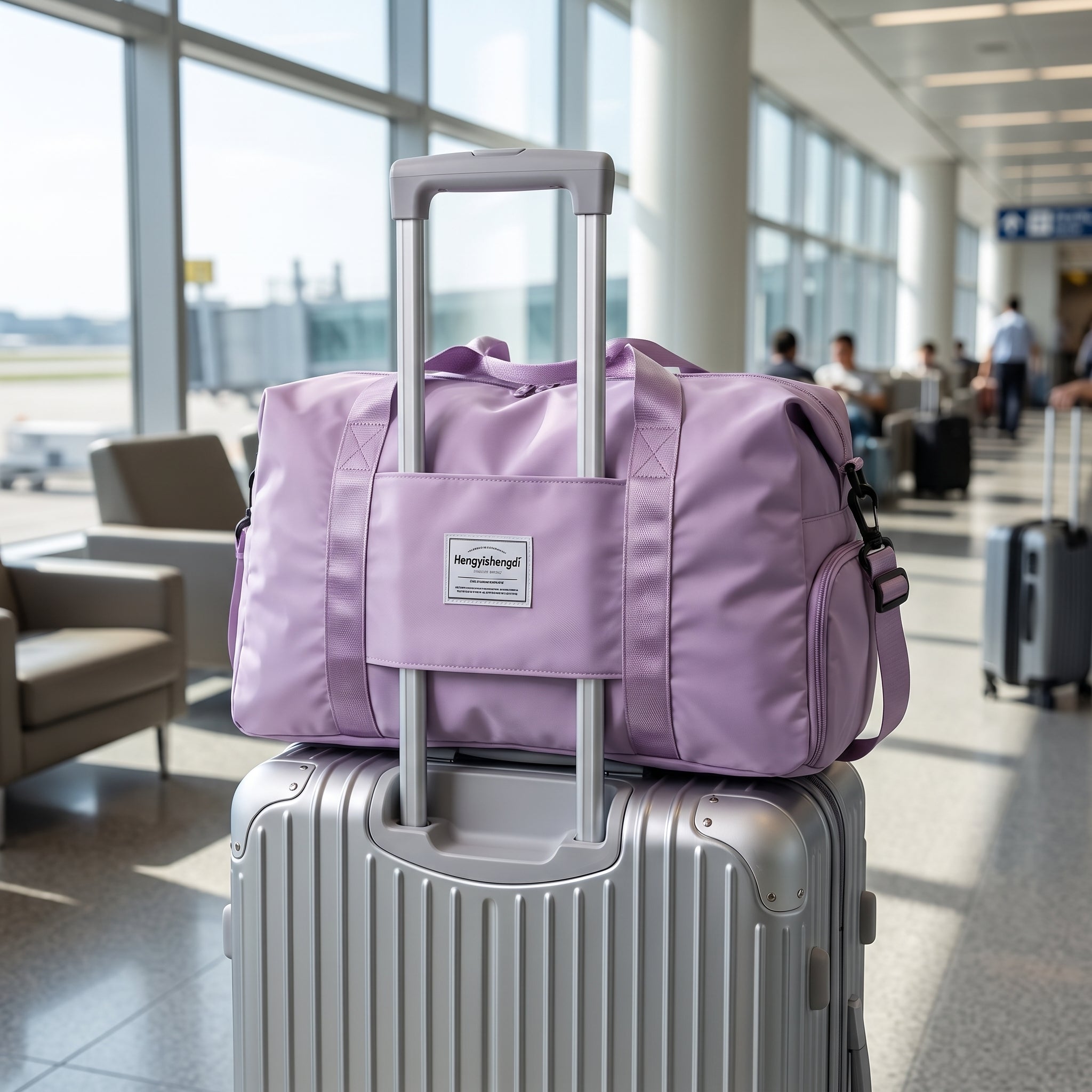 Travel Bag Lightweight Duffel Gym Bottom Compartment - hero