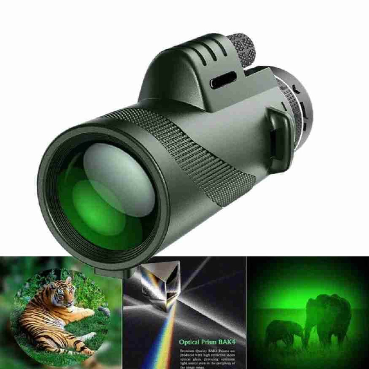 Ultra-Zoom Monocular Telescope With 600x HD Lens Compact For Hiking And Birdwatching - Image 10