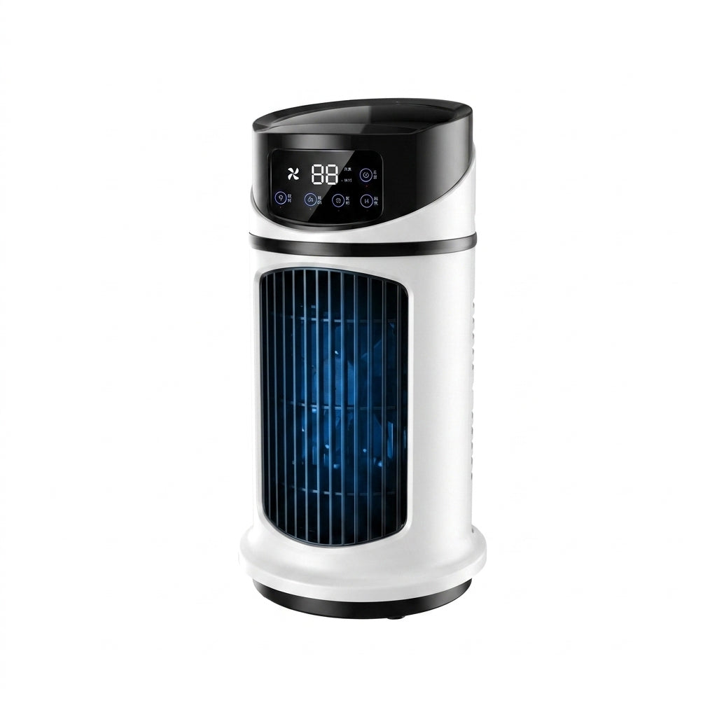 Portable Air Cooler Mini Air Conditioner Evaporative Cooler Desk - variant