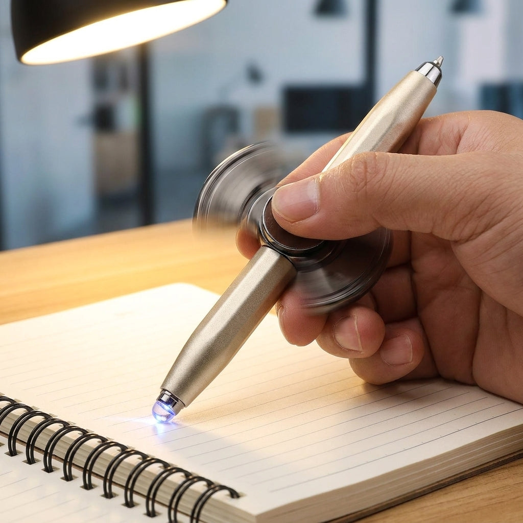 Office Supplies Ballpoint Pen Fidget Pen Metal Multi Function Stylus - Image 2