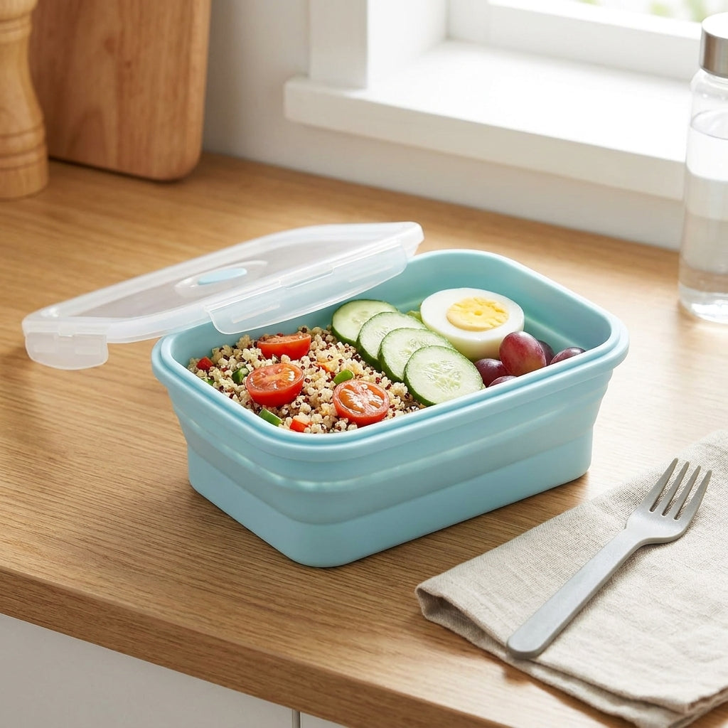 Lunch Box Collapsible Microwave Safe Container Set - Image 11