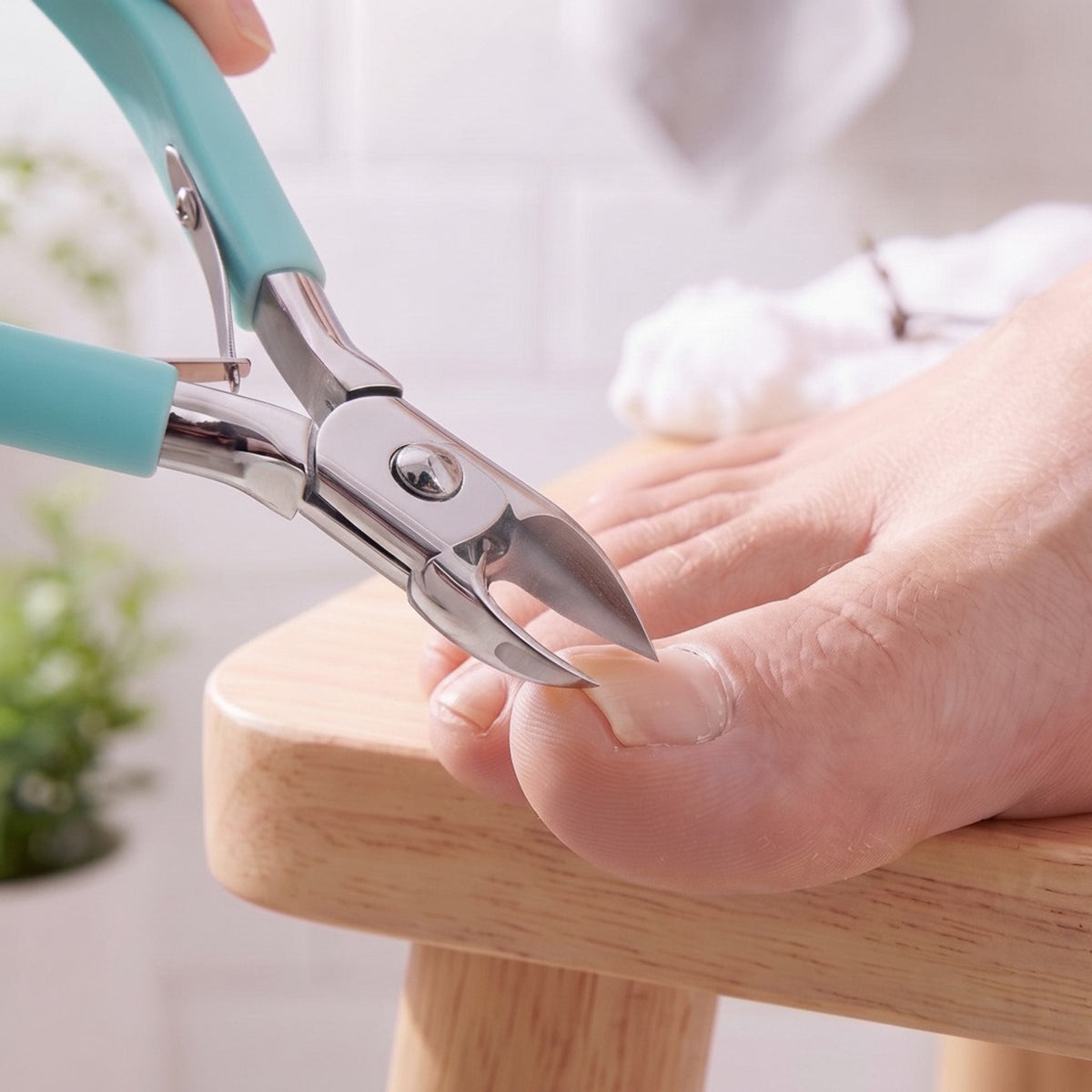 Ergonomic Toenail Clipper With Curved Stainless Steel Blade And Built-In Nail Catcher - Image 1