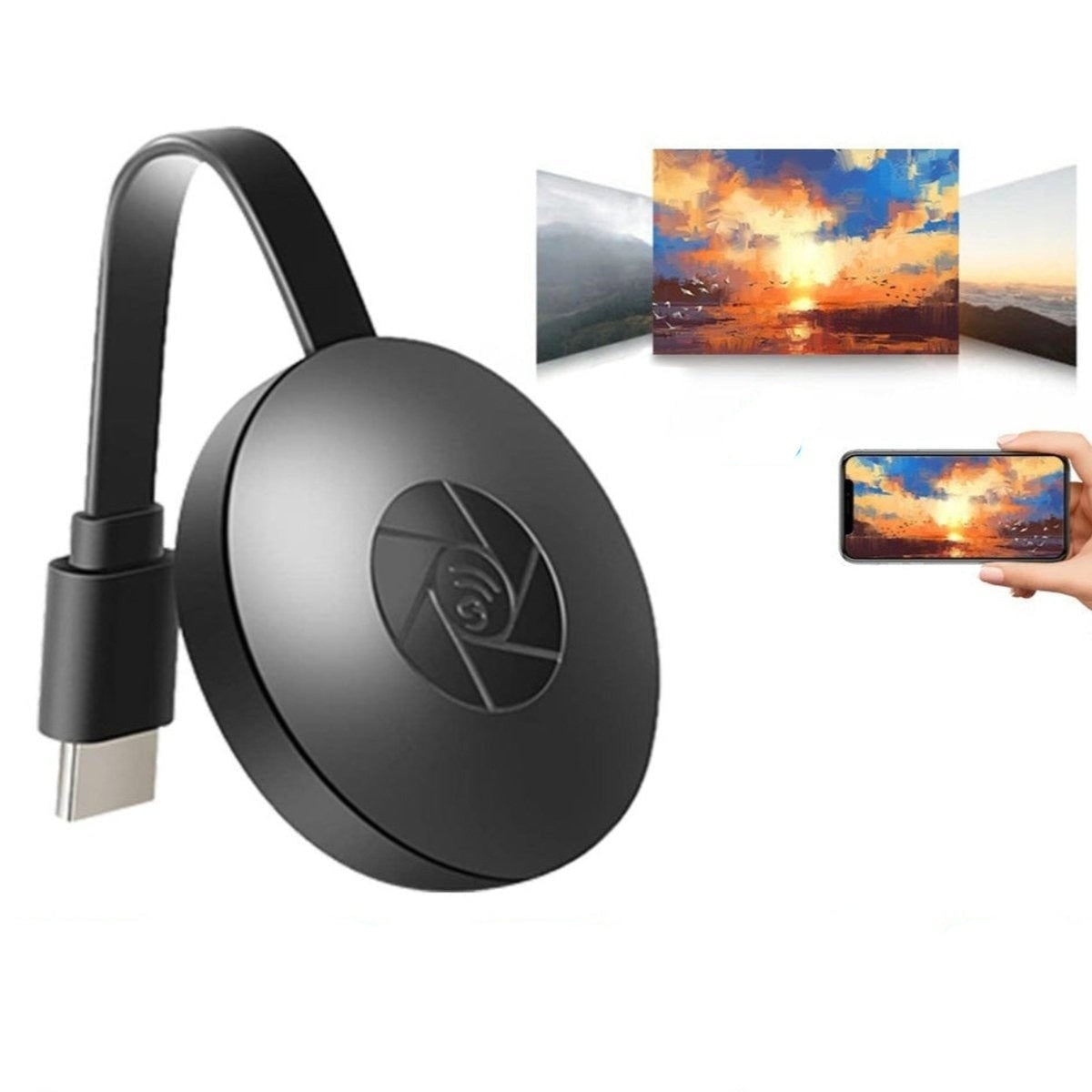 Visioncast One HDMI Wireless Streamer With Full HD 1080P Plug-And-Play For Movies Presentations And Games - Image 1
