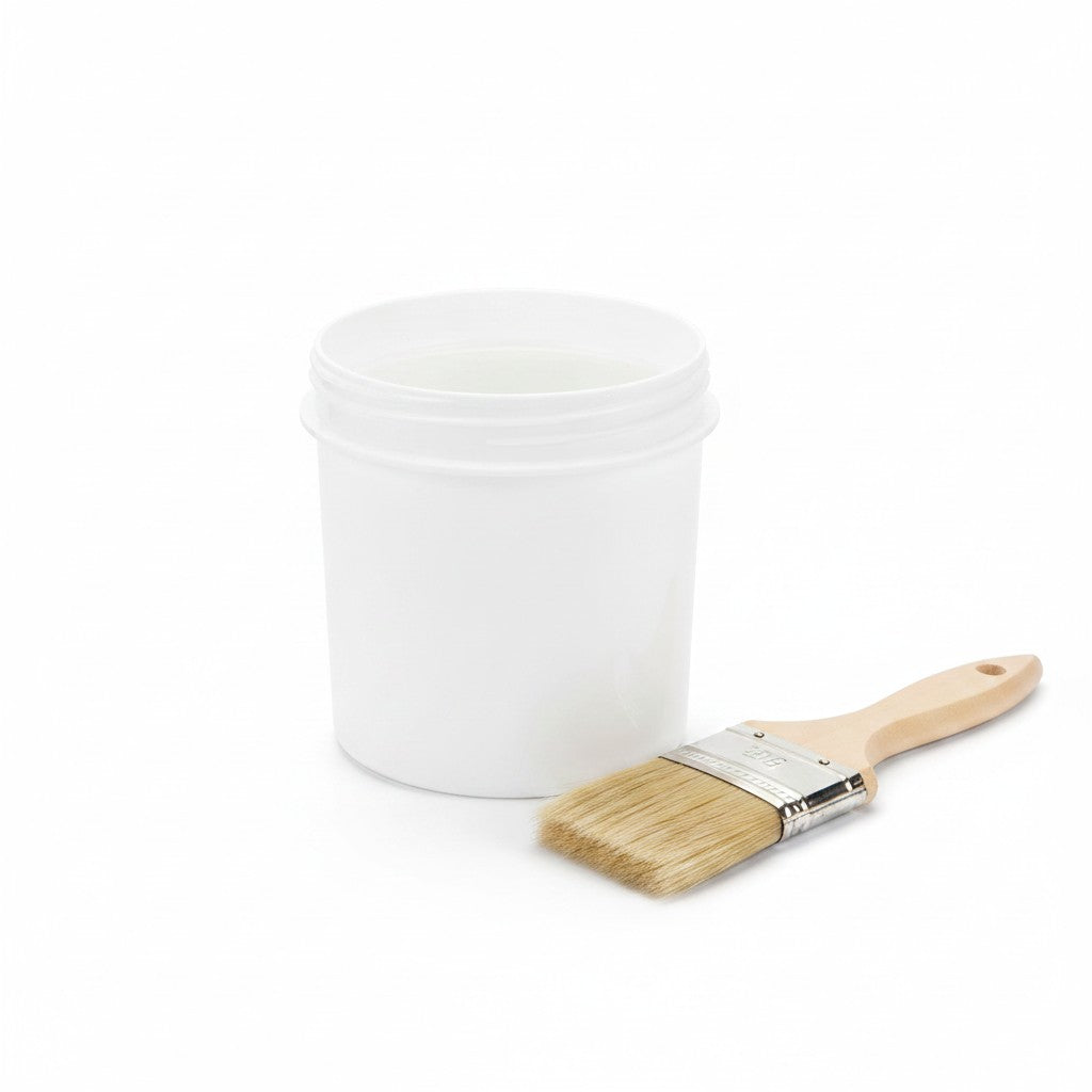 waterproof coating sealant tub product photo on white background