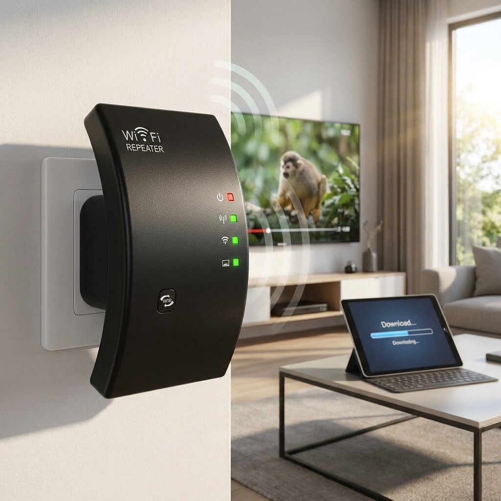 WIFI Extender WIFI Range Extender Compact Wall Plug Extend WIFI Signal - Image 3