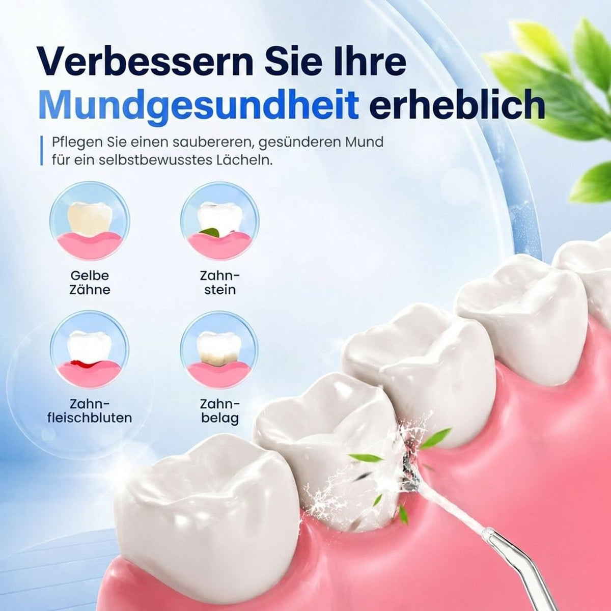 Wireless Oral Irrigator Ipx7 Waterproof With 360° Nozzle And 3 Modes For Travel - Image 6
