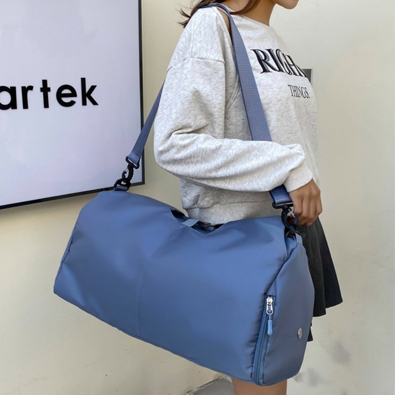 Women's Travel Bag Gym Bag Duffel Bag Sports Shoe Compartment Yoga Bag - Image 6
