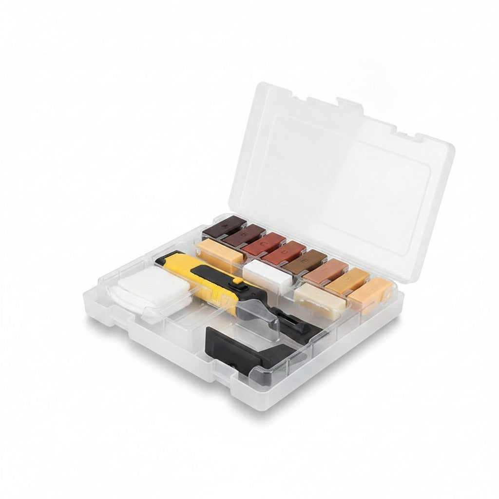 wood repair wax kit product photo on white background