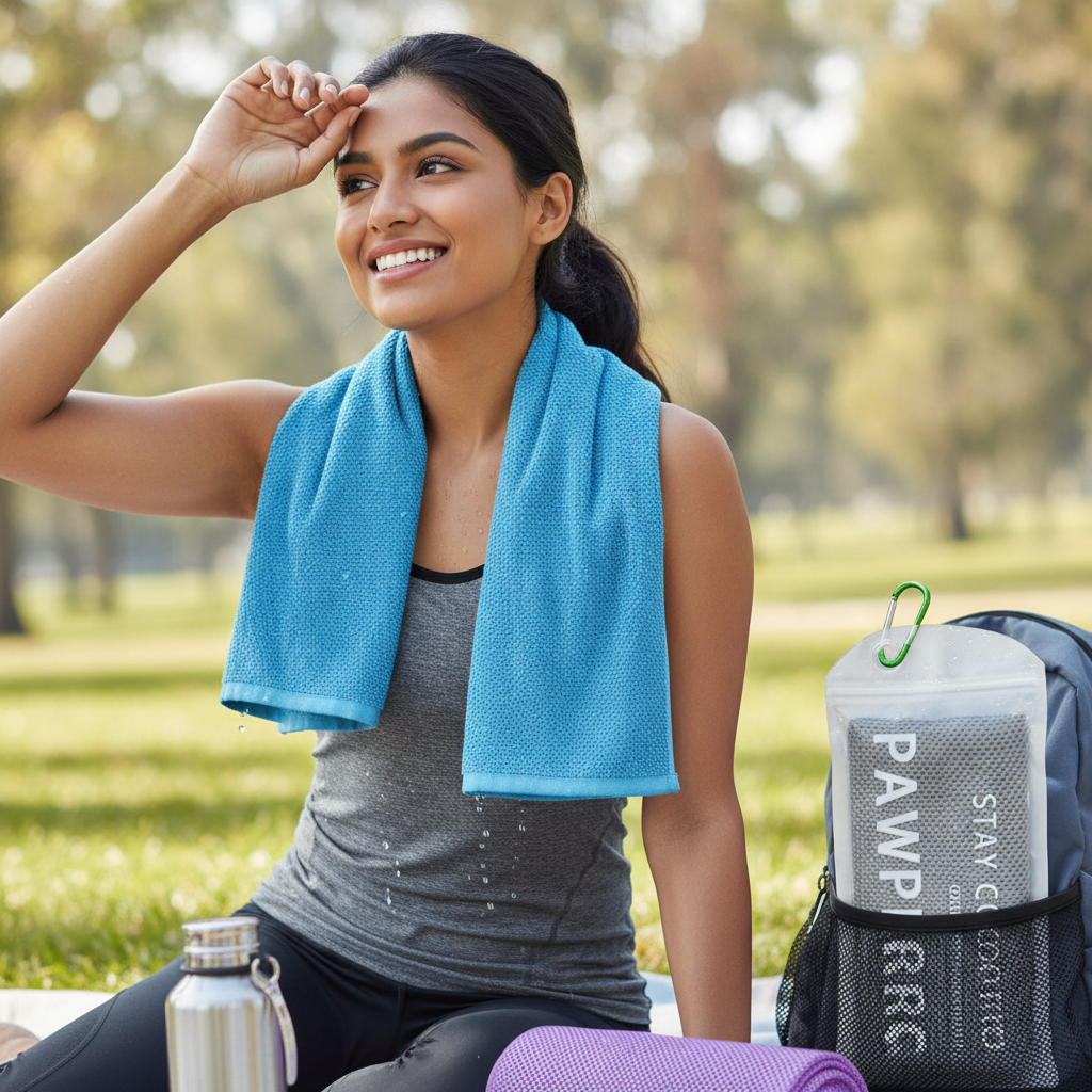 Three Cooling Towels, One for Every Bag