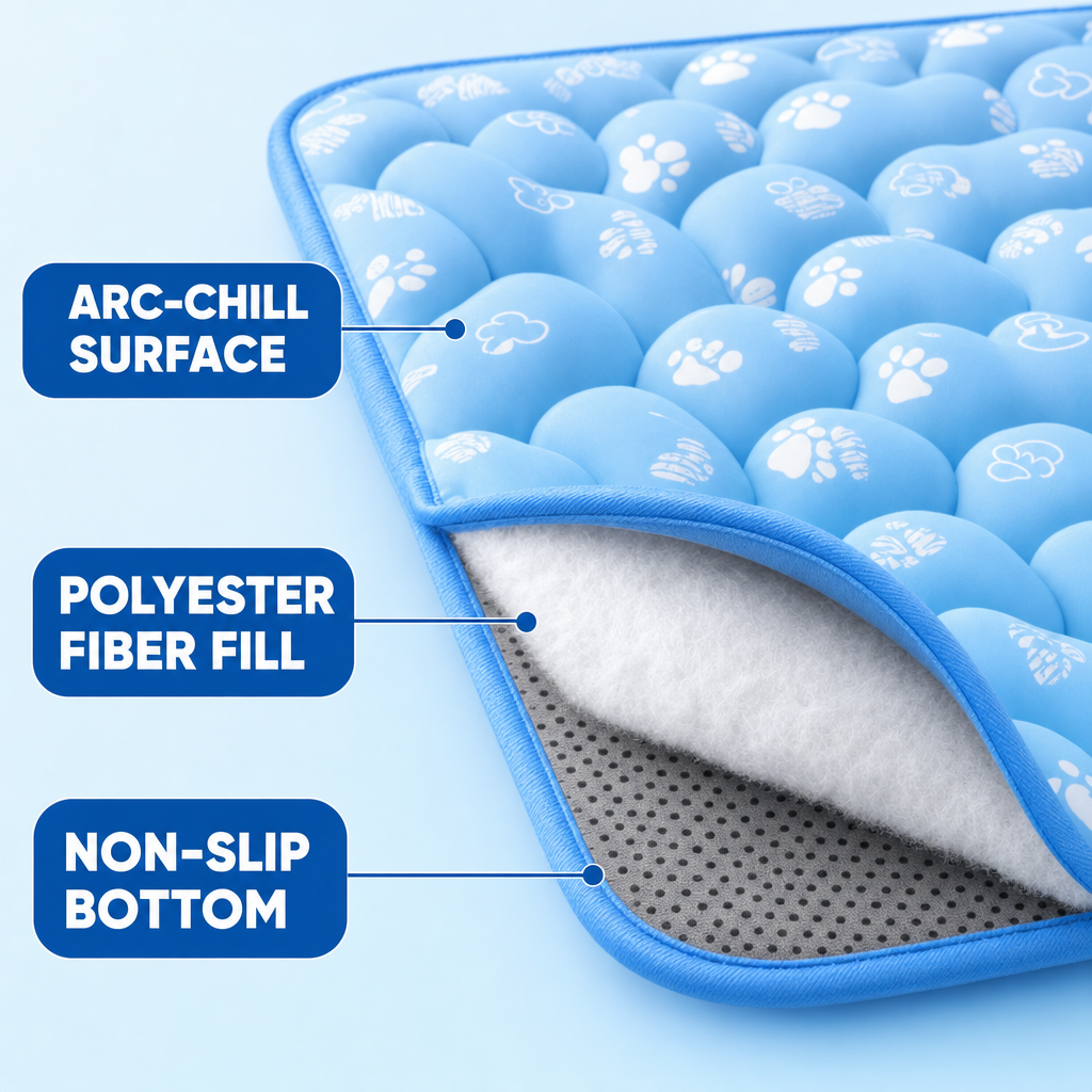 Plush Comfort Over Quick-Dry Cooling