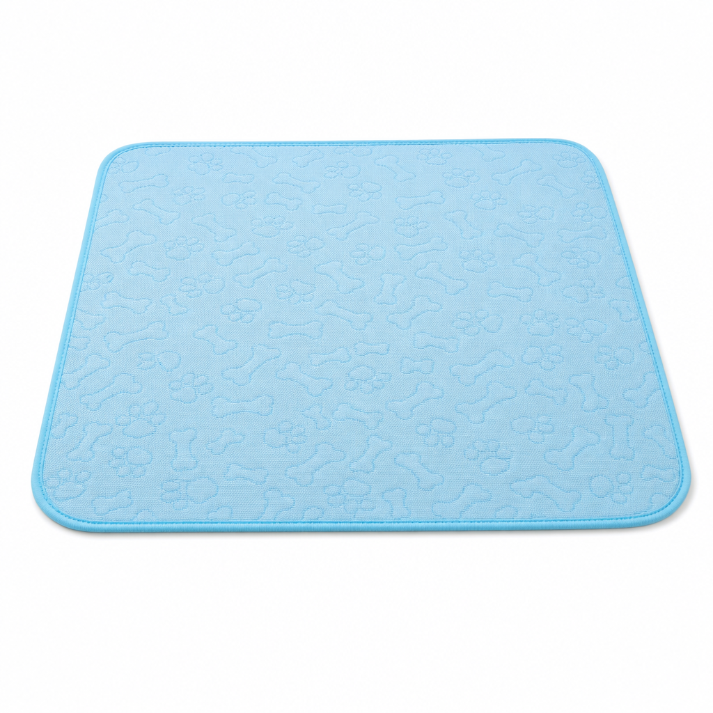 Dog Cooling Mat, Foldable Ice Silk Travel Pad, Non-Slip Washable