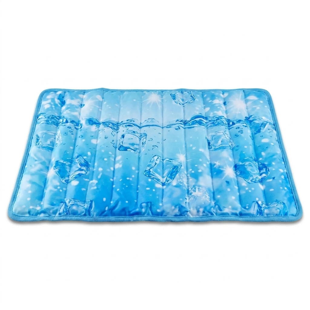 Dog Cooling Mat, Double-Sided Dual Surface, Water-Resistant Washable Pet Pad
