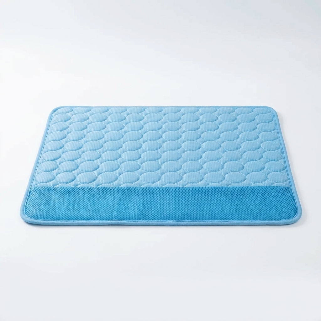 Dog Cooling Mat, Small Breed and Puppy, Breathable Ice Silk Washable Pad