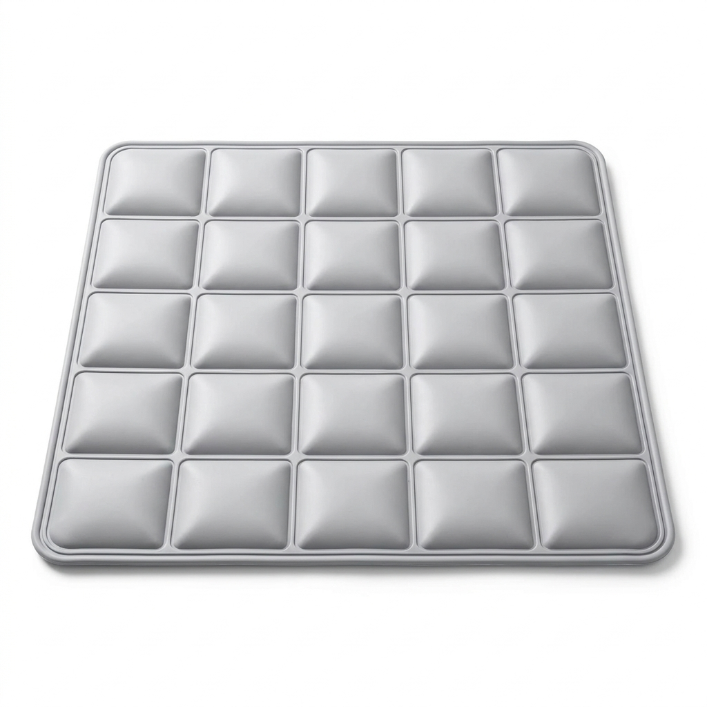Dog Cooling Mat, Quilted Grid Gel Pad, Heat Relief for Dogs
