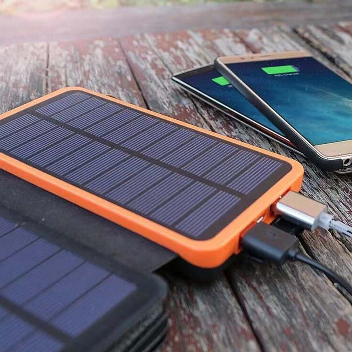 25000mAh High-Performance Solar Power Bank With 4 Panels 3A Fast Charging And 3 USB Outputs - Image 7