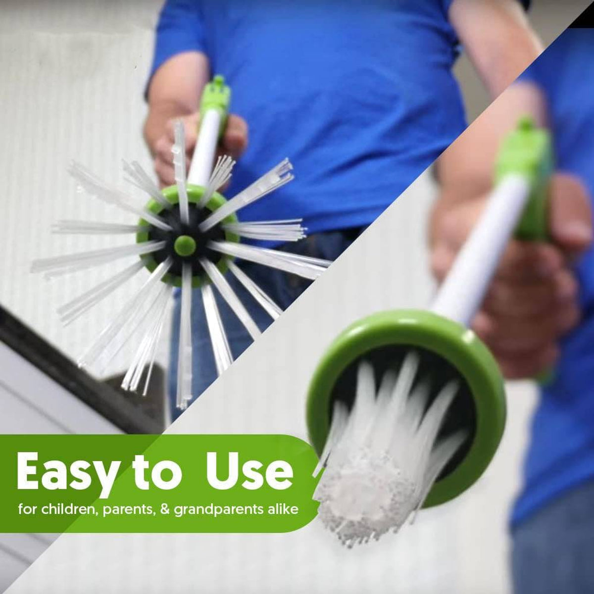 33-Inch Extendable Bug Catcher With Soft Bristle Capture Mechanism For Humane Pest Control - Image 2