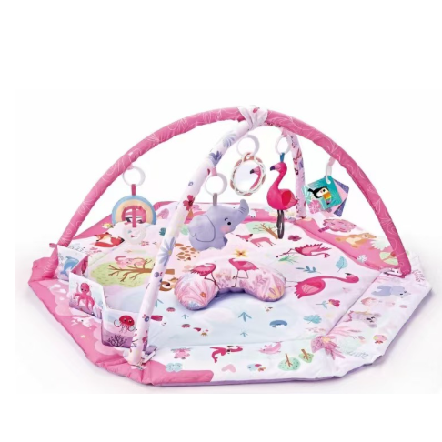 8-in-1 Baby Play Mat With 6 Detachable Sensory Toys For Motor Skills Development - Image 4