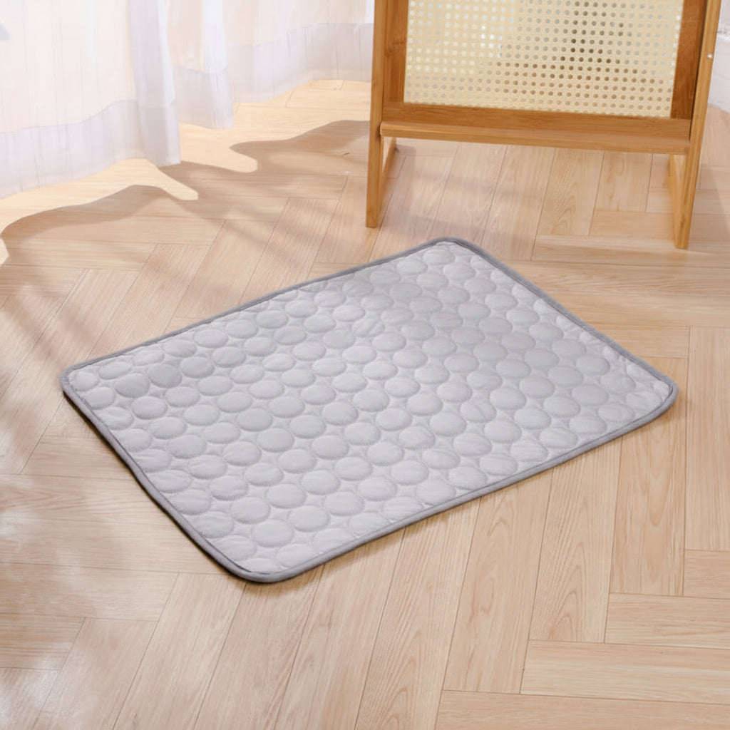 Dog Cooling Mat, PCM Phase-Change Cool-Touch Top, Self-Cooling Pet Pad, Foldable Washable Summer Mat
