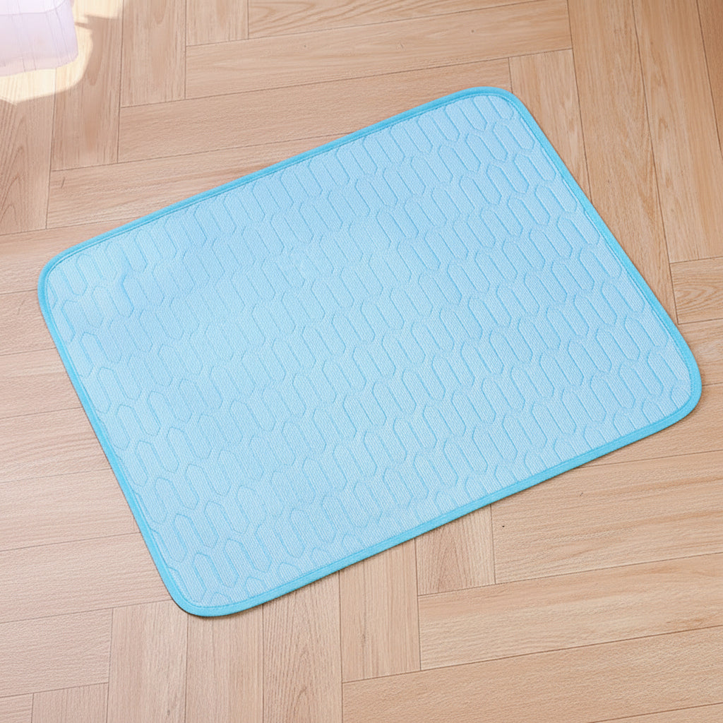 Dog Cooling Mat, PCM Phase-Change Cool-Touch Top, Self-Cooling Pet Pad, Foldable Washable Summer Mat