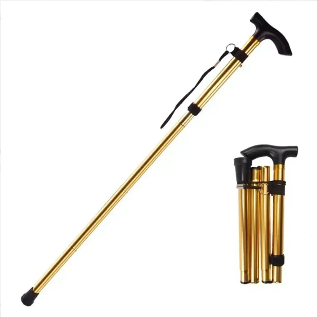 Adjustable Folding Walking Cane For Hiking And Travel Support - Image 7
