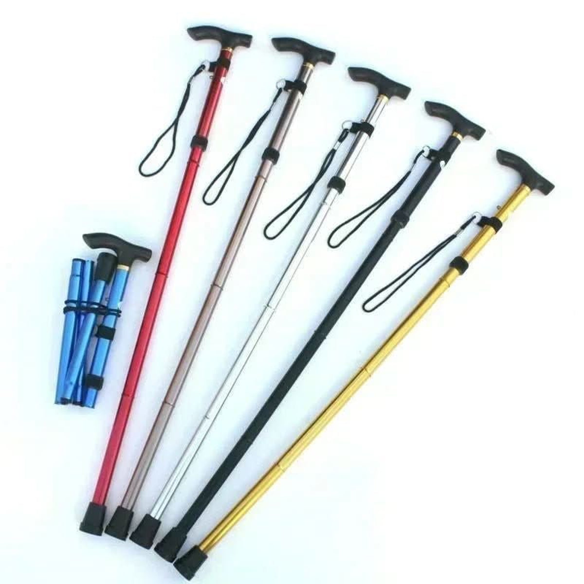 Adjustable Folding Walking Cane For Hiking And Travel Support - Image 6