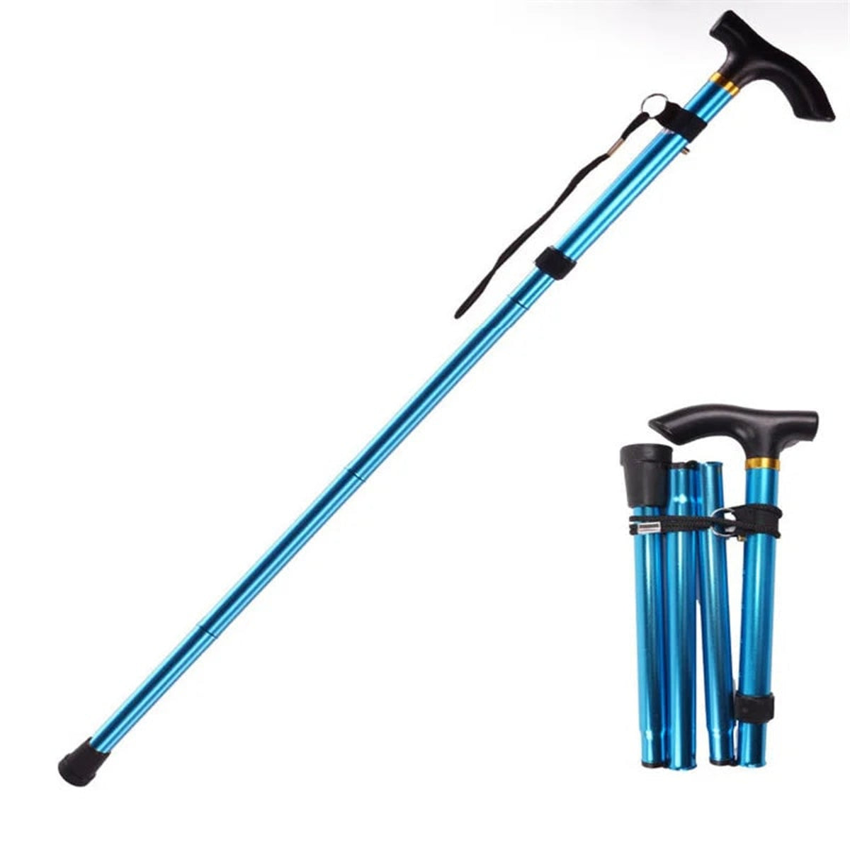 Adjustable Folding Walking Cane For Hiking And Travel Support - Image 13