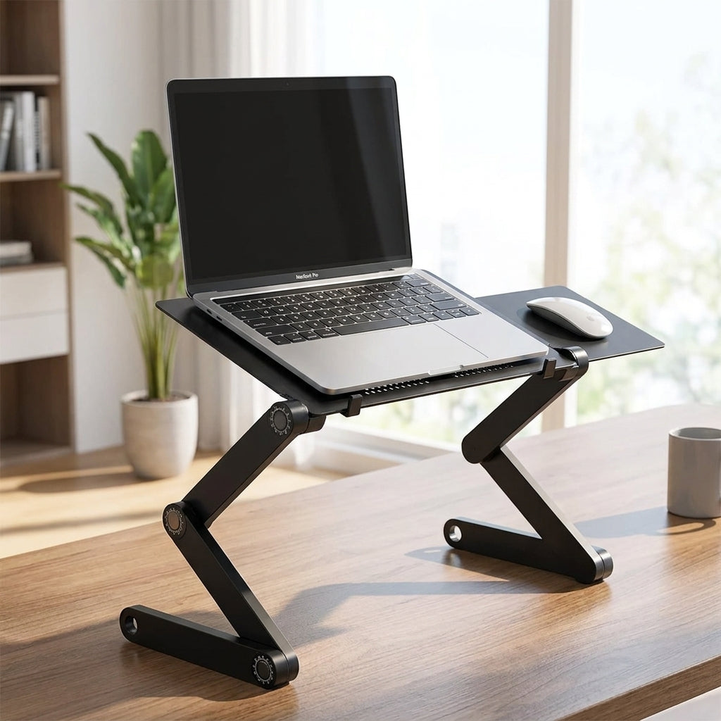 Adjustable Laptop Stand Desk Standing Converter Table Bed Laptop Stand - Image 5