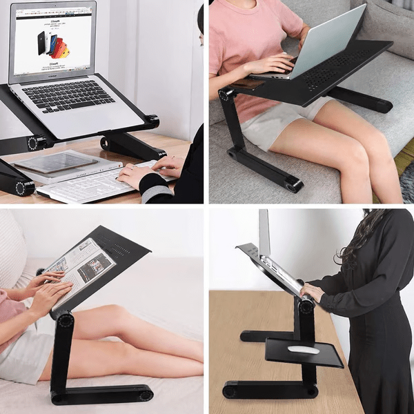Adjustable Laptop Stand Desk Standing Converter Table Bed Laptop Stand - Image 2