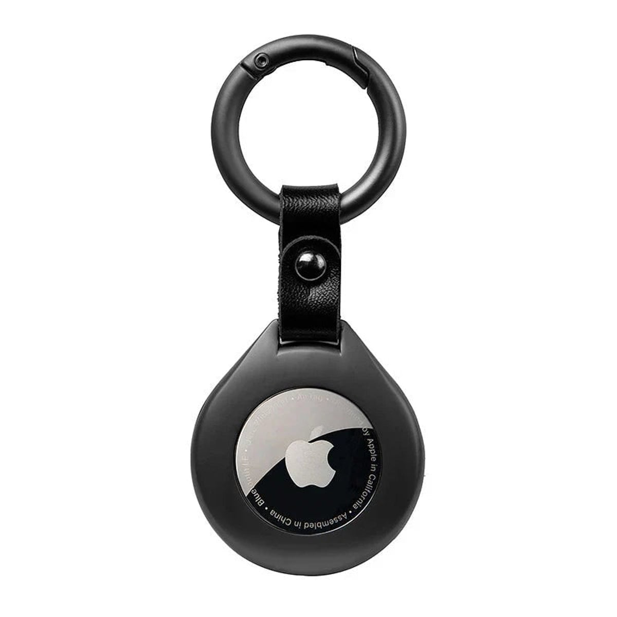 Airtag Keychain Case With Soft Lining And Metal Ring - Image 4