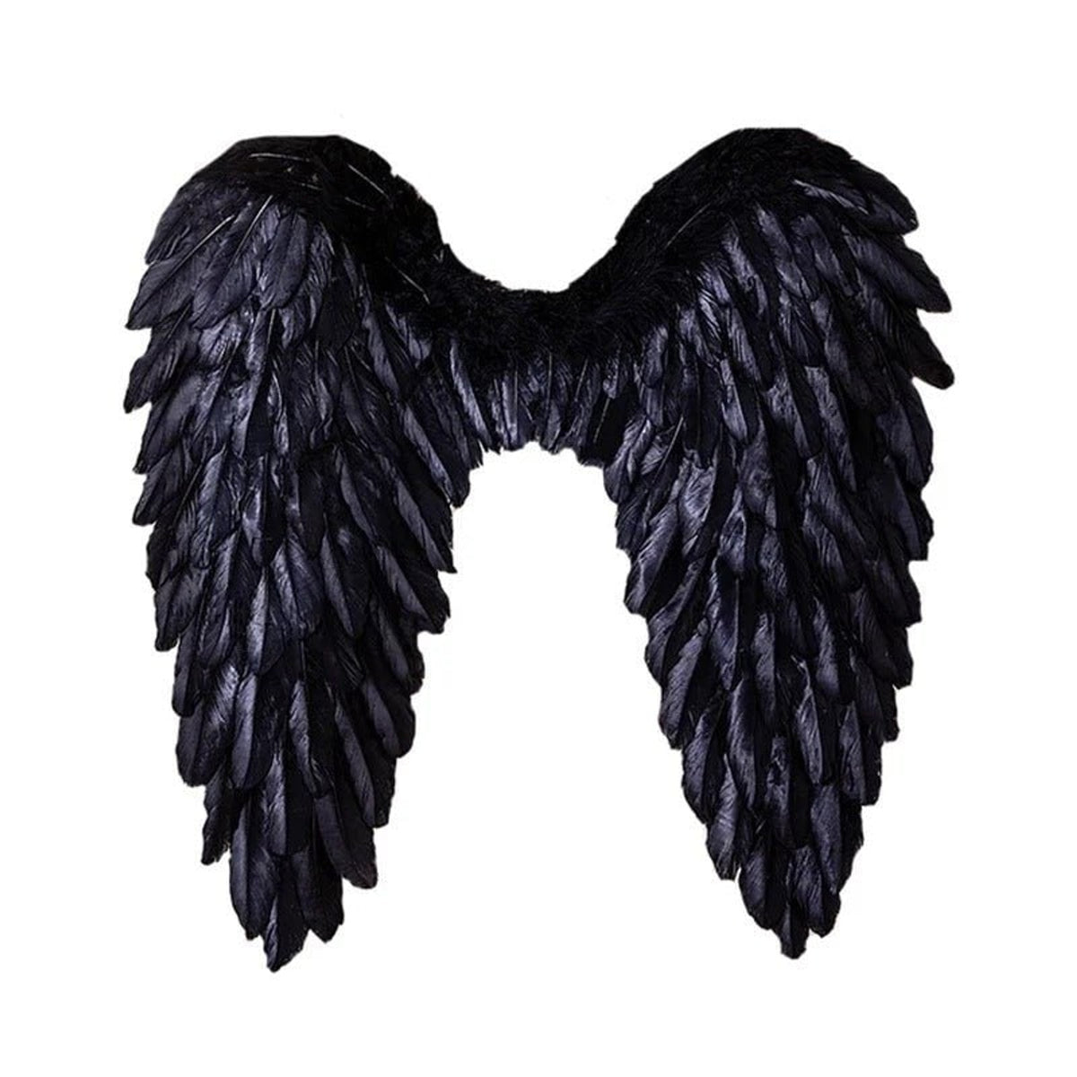 Angel Wings For Halloween Costume Feathered With Elastic Straps Unisex Decorative - Image 2