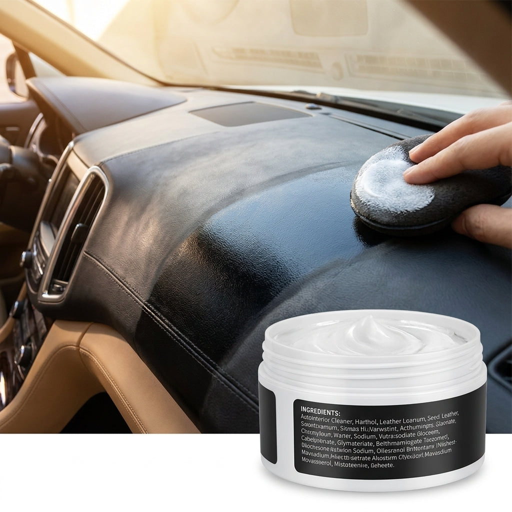 Auto Interior Cleaner Car Interior Detailing Cream Leather Restorer - Image 2