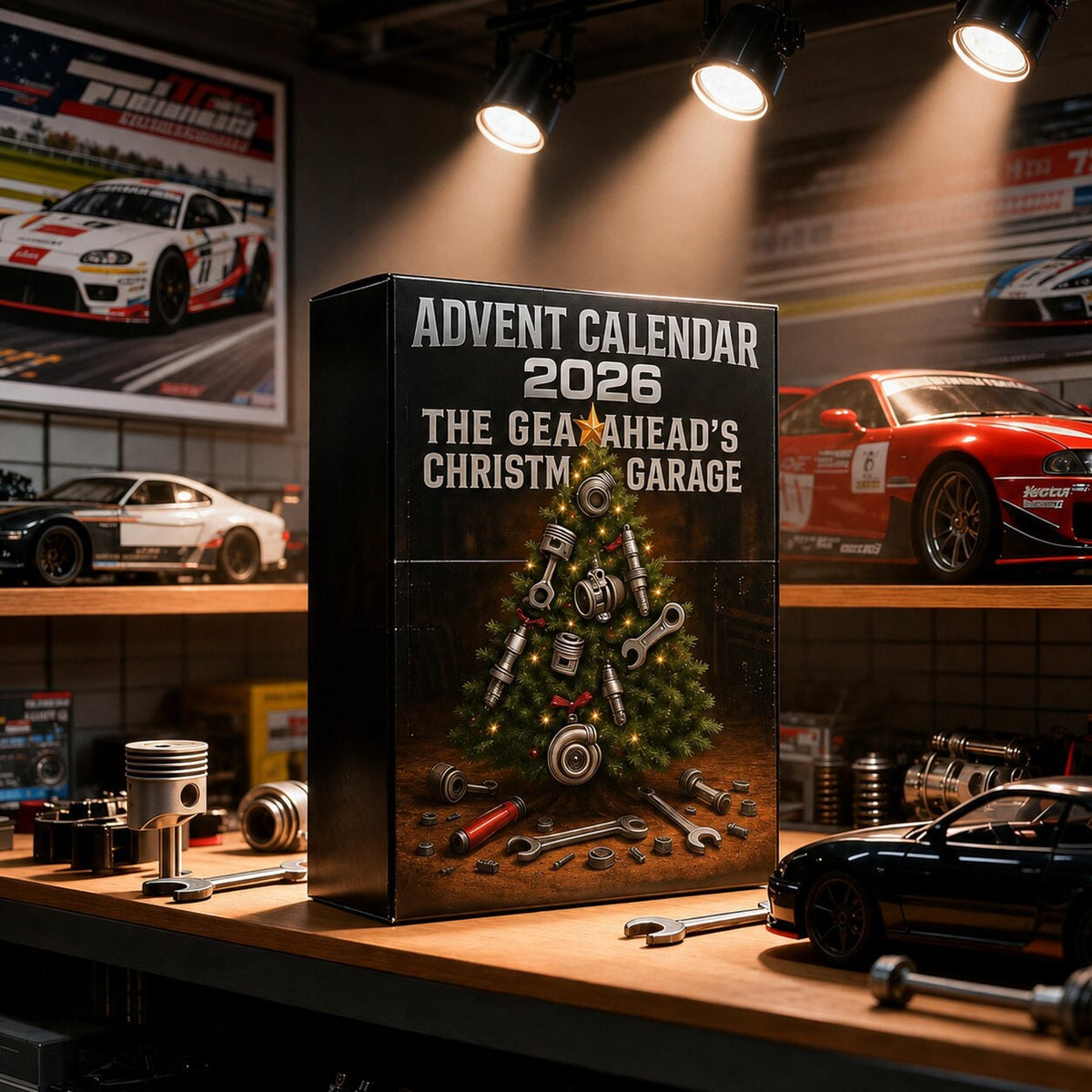 Automotive Themed Advent Calendar With 24 Car Parts Garage Surprises - Image 5