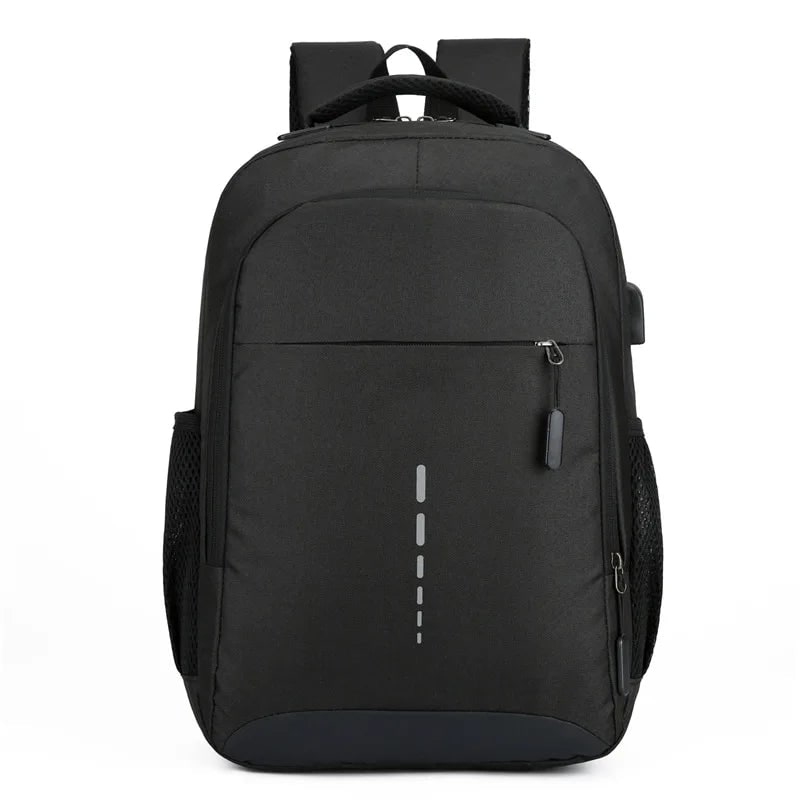 Backpack Laptop Bag USB Port Travel Commuter Reflective - Image 6